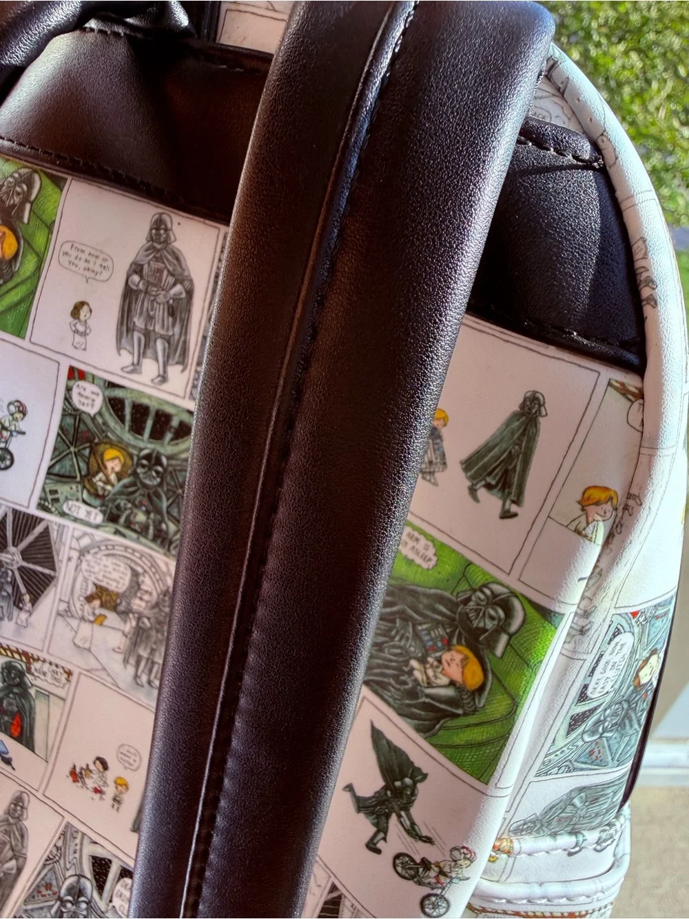 Loungefly Star Wars Darth Vader and Son Comic Mini Backpack Jeffrey Brown